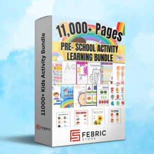 Febric 11,000+ Vibrant Printable Worksheets, Especially for Nursery & Preschool