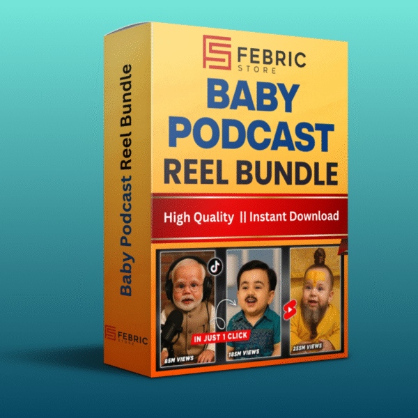 Baby Podcast Reel Bundle plus One Lakh Reel videos With Instagram Growth course